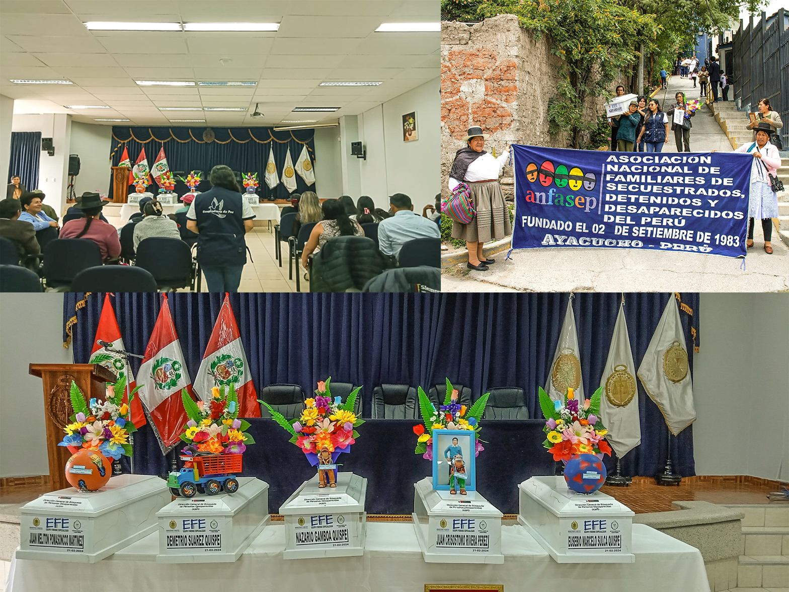 Restitución de restos de víctimas del CAI - Caso Yerrocucho