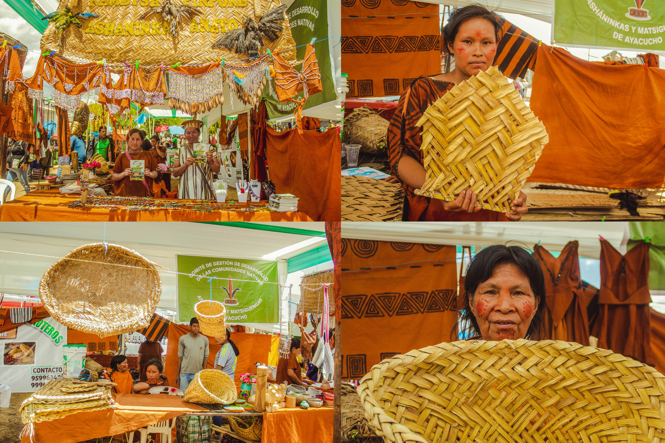 Comunidades Nativas Ashaninkas estuvieron presentes en la Feria de Maynay 2022